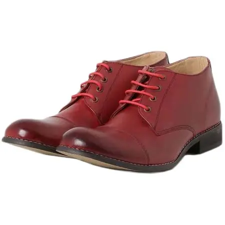 DEDEsKEN(デデスケン)  [日本製本革]ストレートチップ レースアップブーツ (10562)