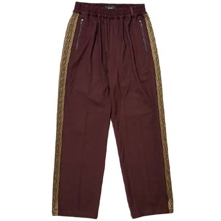 Deluxe Clothing(デラックスデラックスクロージング) SNATCH/トラックパンツ/BURGUNDY