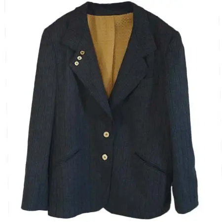 DEPT(デプト) Pin Stripe Tailored Jacket/Charcoal