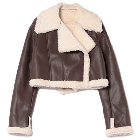 DIAVEL(ディアベル) フェイクムートンレザージャケット