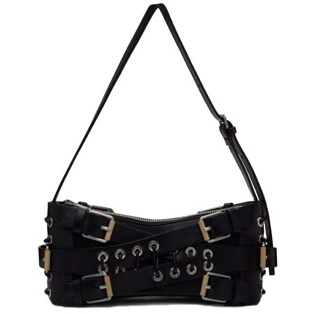 DION LEE(ディオンリー) ブラック Harness Bondage バッグ