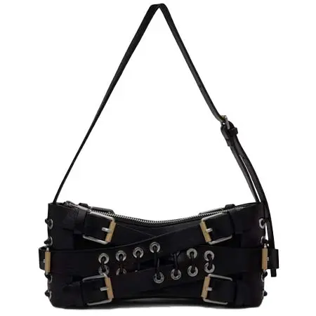 DION LEE(ディオンリー) ブラック Harness Bondage バッグ