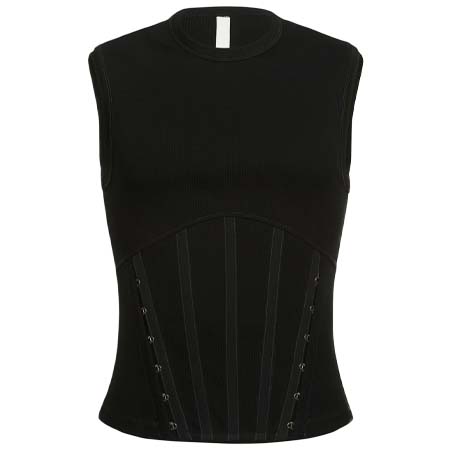 DION LEE(ディオンリー) Split Hem Organic Cotton Corset