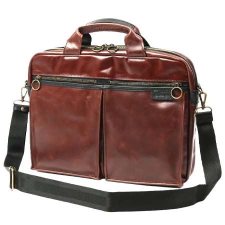 DOUBLES(ダブルス) ブリーフケース 牛革 BCG-7407