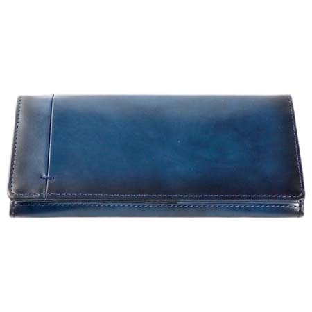 DOUBLES(ダブルス) 長財布 手染め風ガラス仕上げ牛革(シャドウ加工) FER-7031