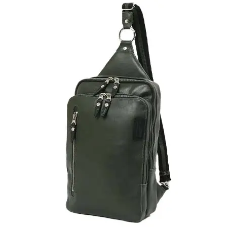 DOUBLES(ダブルス) 2WAYボディリュック 牛革×イタリアン牛革 JPU-7464