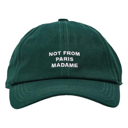 DROLE DE MONSIEUR(ドロールドムッシュ) La Casquette スローガン キャップ