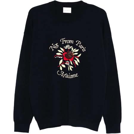 DROLE DE MONSIEUR(ドロールドムッシュ) スローガン セーター