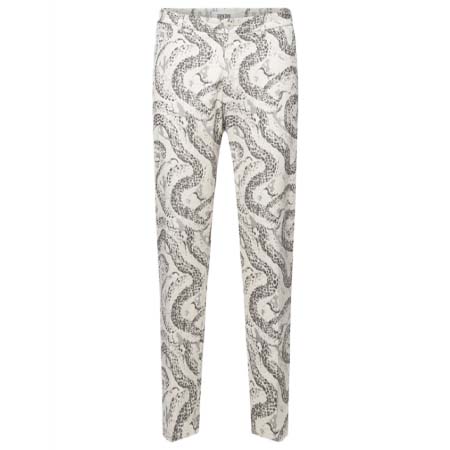 DRYKORN(ドライコーン) AJEND Ready-made trousers in snake jacquard