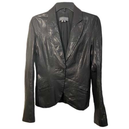 Duarte(デュアルテ) Black Lamb Leather Blazer Size XS