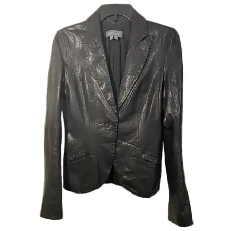 Duarte(デュアルテ) Black Lamb Leather Blazer Size XS