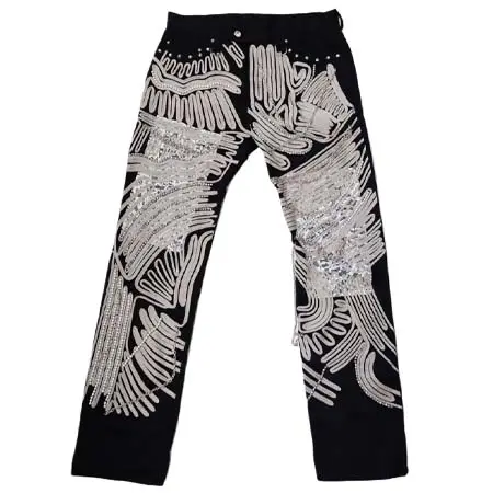 el conductor H(コンダクター) HARDCORE EMBROIDERED TROUSERS