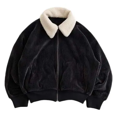 epnok(エプノック) Reversible cropped boa collar blouson / リバーシブルクロップドボアカラーブルゾン