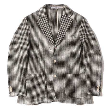 ETONNE(エトネ) ハウンドトゥース ワイドラペル 段返り3B テーラードジャケット