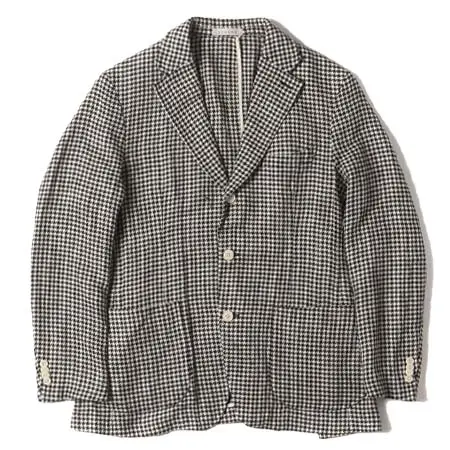 ETONNE(エトネ) ハウンドトゥース ワイドラペル 段返り3B テーラードジャケット