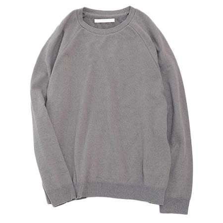 evam eva(エウ゛ァムエウ゛ァ) cotton pile raglan pullover [men’s]