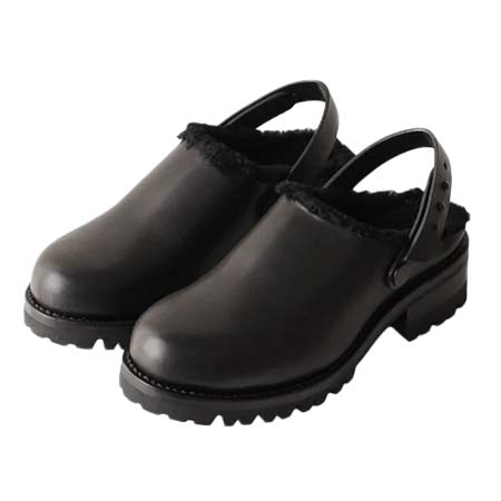 FEIT(フェイト) – SHEARLING CLOG – BLACK