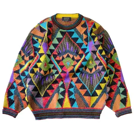 ficce(フィッチェ) 総柄ニットセーター