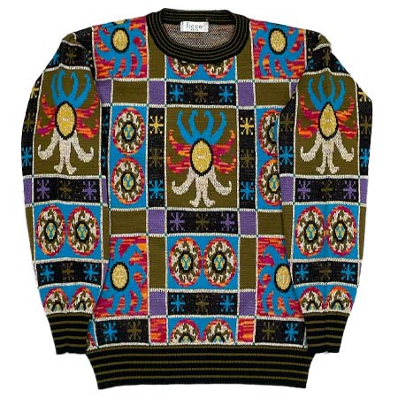 ficce(フィッチェ) 総柄ニット