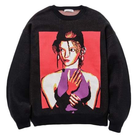 FLAG STAFF(フラグスタッフ) ”NINA” SWEATER 鉄拳コラボレーションジャガードニットセーター / 24AW-FSxTEKKEN-01/FS1609
