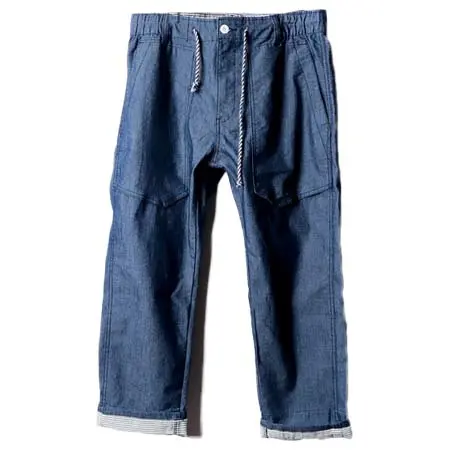 FREE GATE(フリーゲート) ストレッチ シャンブレー アンクル ベイカーパンツ