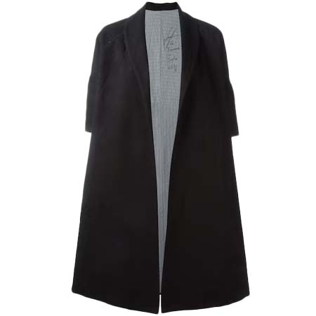 GEOFFREY B.SMALL(ジェフリービースモール) オーバーサイズオープンコート シルク/カシミア/ウール