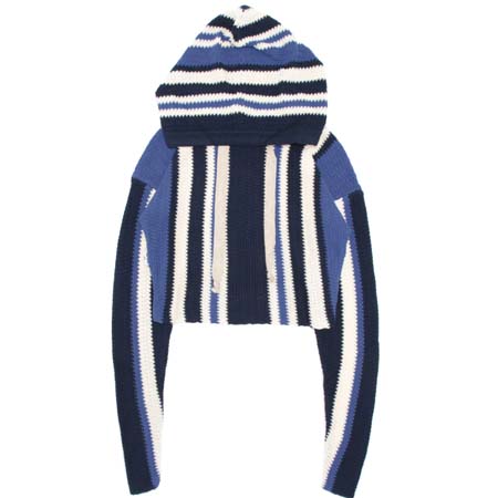 GGD(ジージーディー) Stripe Knit Hoodie