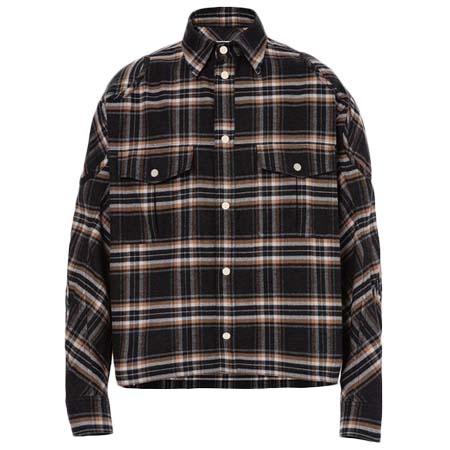 GMBH(ゲーエムベーハー) Woven FLANNEL SHIRT W PATCHES