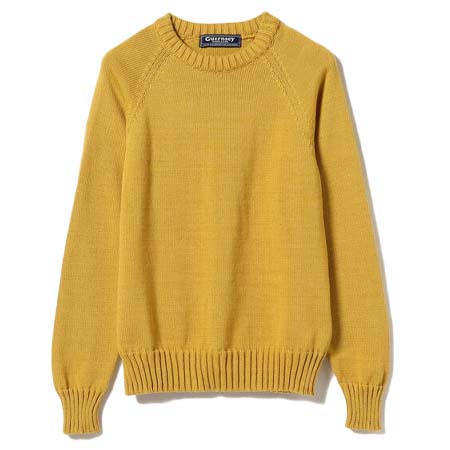GUERNSEY WOOLLENS(ガンジーウーレンズ) 別注 コットン クルーネック