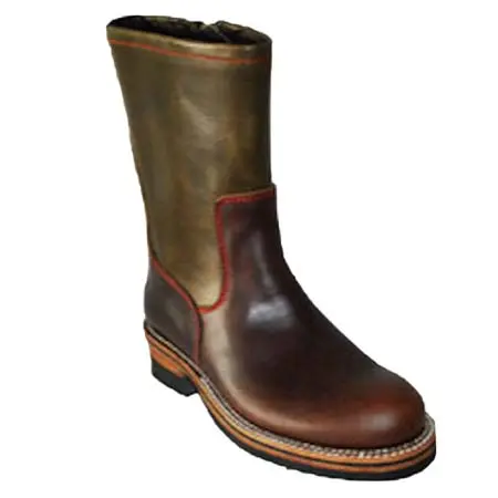 Guranisuta(グラニスタ) [High Line]ZIP　ENGINEER BOOTS　CHROMEXCEL　DK.BROWN/KHAKI　GR-KE318B