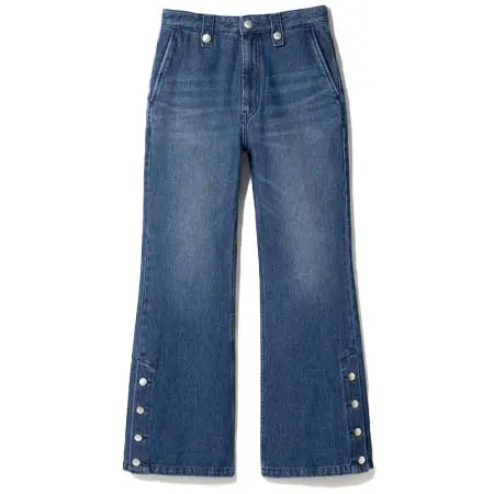 HARE(ハレ) サイドボタンデニムフレアパンツ