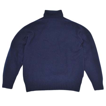 HARLEY OF SCOTLAND(ハーレーオブスコットランド) ジーロンラムズウール・タートルニット