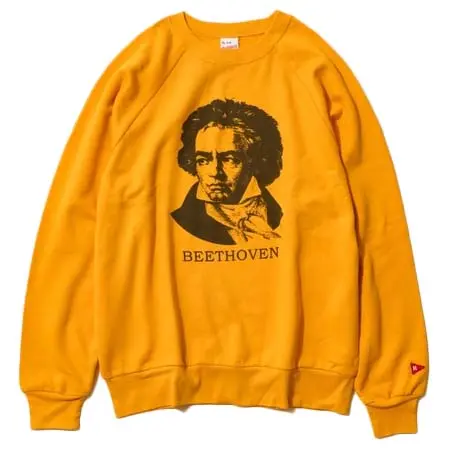 Healthknit(ヘルスニット) CLASSIC SWEAT L/S BEETHOVEN
