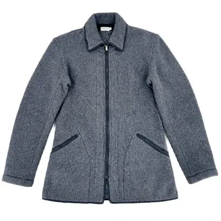 Heller’s cafe(ヘラーズカフェ) Long Wool Grey Coat Jacket