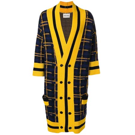 HENRIK VIBSKOV(ヘンリックウ゛ィブスコブ) MESSY MATCH CARDI