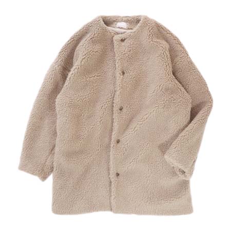 Honnete(オネット) OVERSIZED NO COLLAR JACKET / オーバーサイズノーカラージャケット