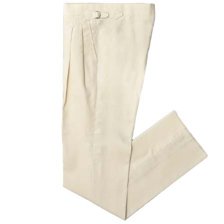 IGARASHI TROUSERS(イガラシトラウザーズ) コットンコーデュロイ2プリーツサイドアジャスターテーパードパンツ IGT/2OUTP/SB14148