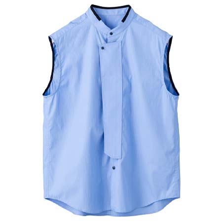 IRENISA(イレニサ) SLEEVELESS STAND COLLAR SHIRT