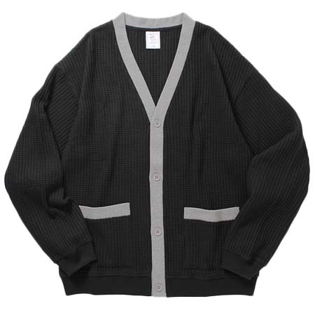 JEMORGAN(ジェーイーモーガン) ビッグワッフル Vネックカーディガン