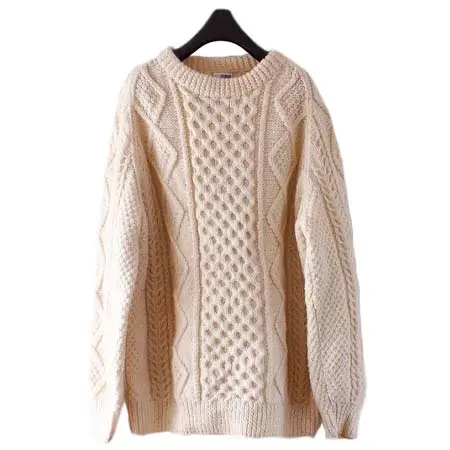 John Molloy(ジョンモロイ) John Molloy アラン織 フィッシャーマン ニットセーター