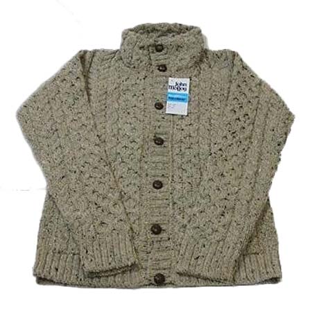 John Molloy(ジョンモロイ) アラン ニット カーディガン カウチン セーター