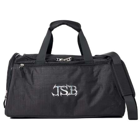 J.S.B.(ジェイエスビー) J.S.B. Silver Logo Gym Bag