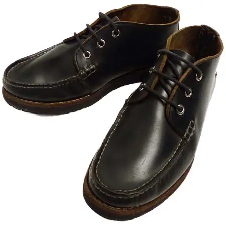 J&WDAWSON(ジェイアンドダブルドーソン) モカシン チャッカ ブーツ US8( 26cm相当)( VIBRAMソール・メンズ)