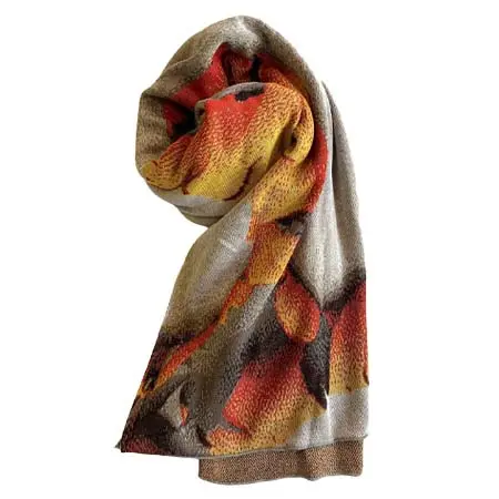 Kagari Yusuke(カガリユウスケ) 壁布ジャガードストール (松本の壁)