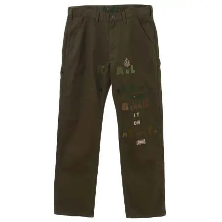 KARL HELMUT(カールヘルム) ロゴ刺繍使いピケパンツ