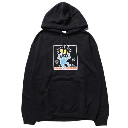 Keith Haring(キースヘリング) アートプリント プルオーバー スエットパーカー
