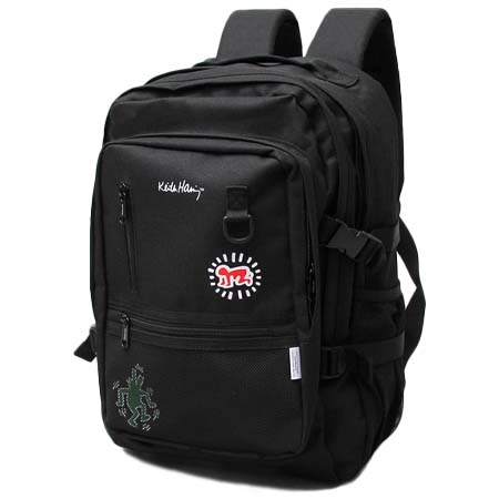 Keith Haring(キースヘリング) フロントポケット スクエア バックパック