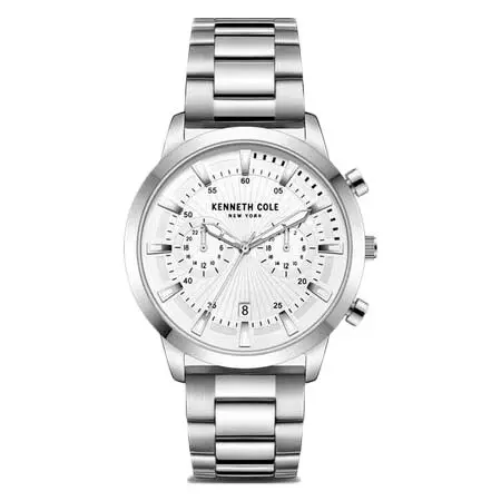Kenneth Cole(ケネスコール) Stainless Steel Bracelet Multidial Dress Sport Watch