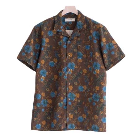 KESTIN HARE(ケスティンエア) Crammond Shirt(Olive Thistle Print)