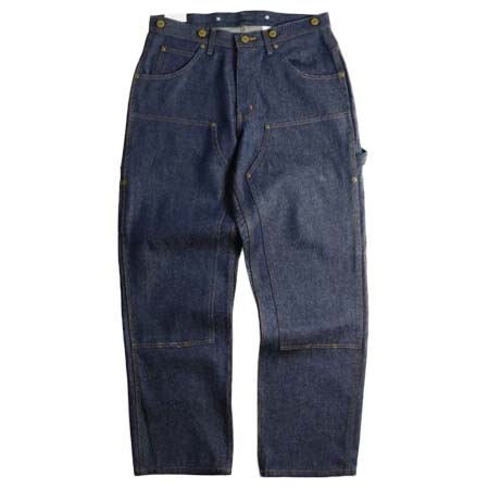 KEY(キー) ダブルフロント デニム ロガー ダンガリー パンツ